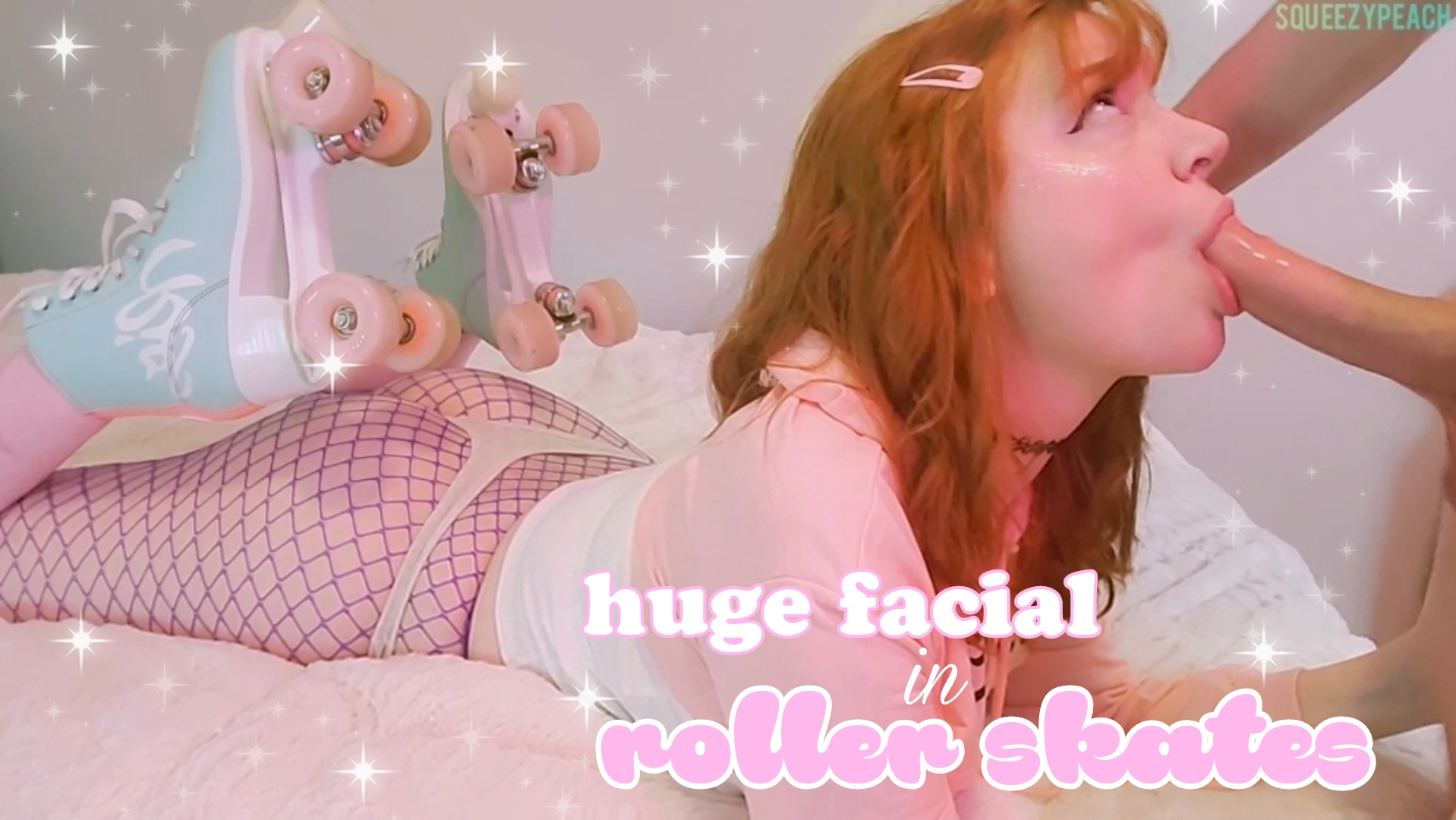 rollergirl gets a huge facial